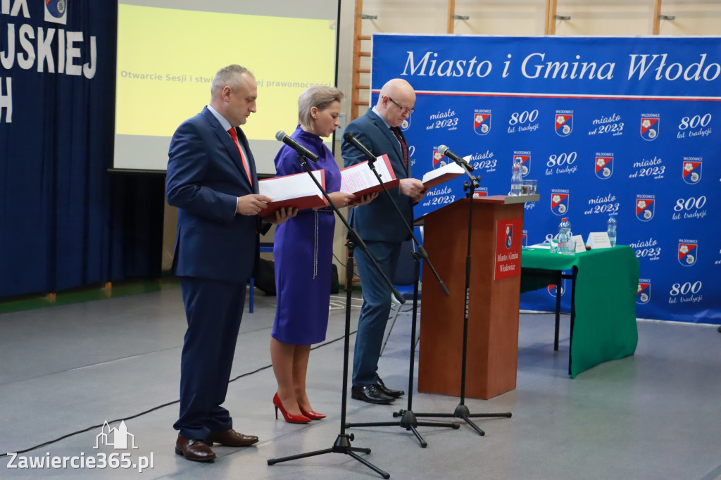 Fotorelacja Uroczysta Sesja Rady Miejskiej Włodowice