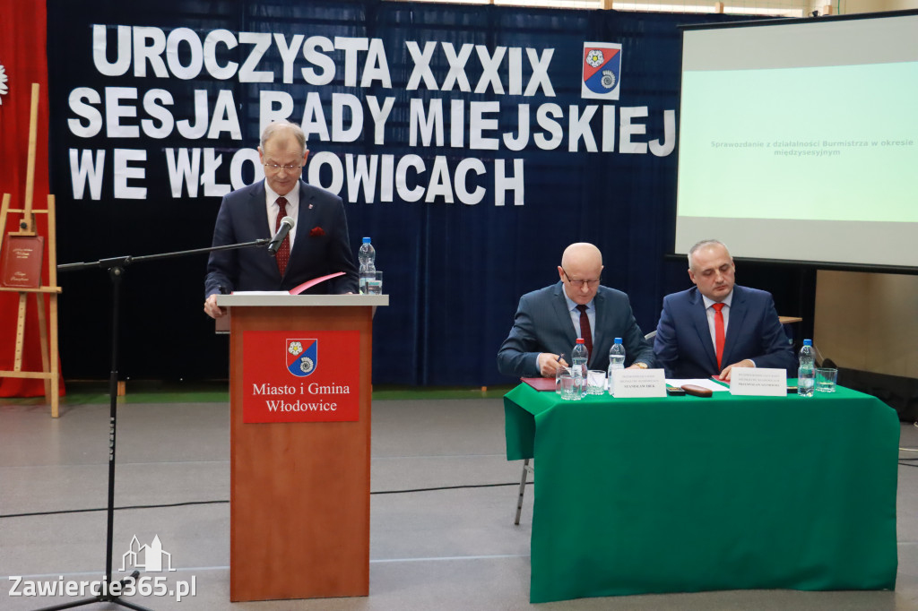 Fotorelacja Uroczysta Sesja Rady Miejskiej Włodowice