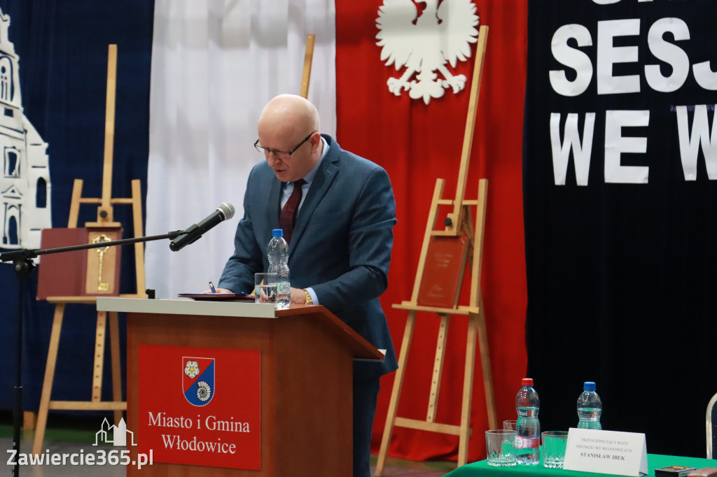 Fotorelacja Uroczysta Sesja Rady Miejskiej Włodowice