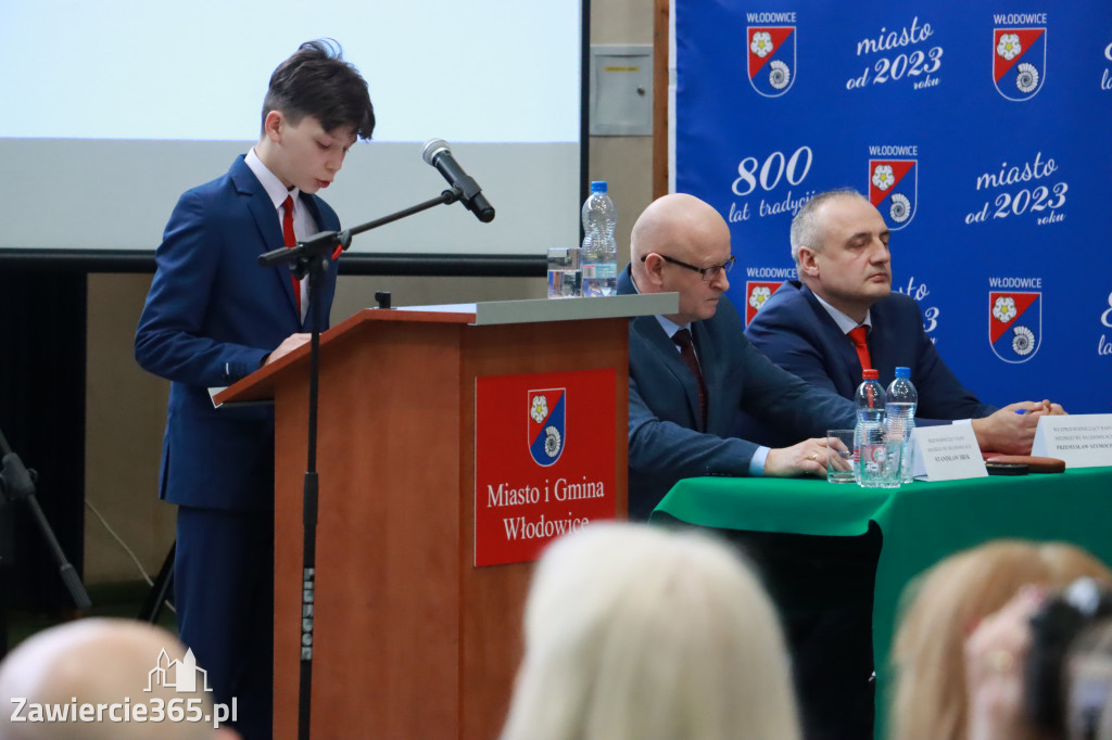 Fotorelacja Uroczysta Sesja Rady Miejskiej Włodowice