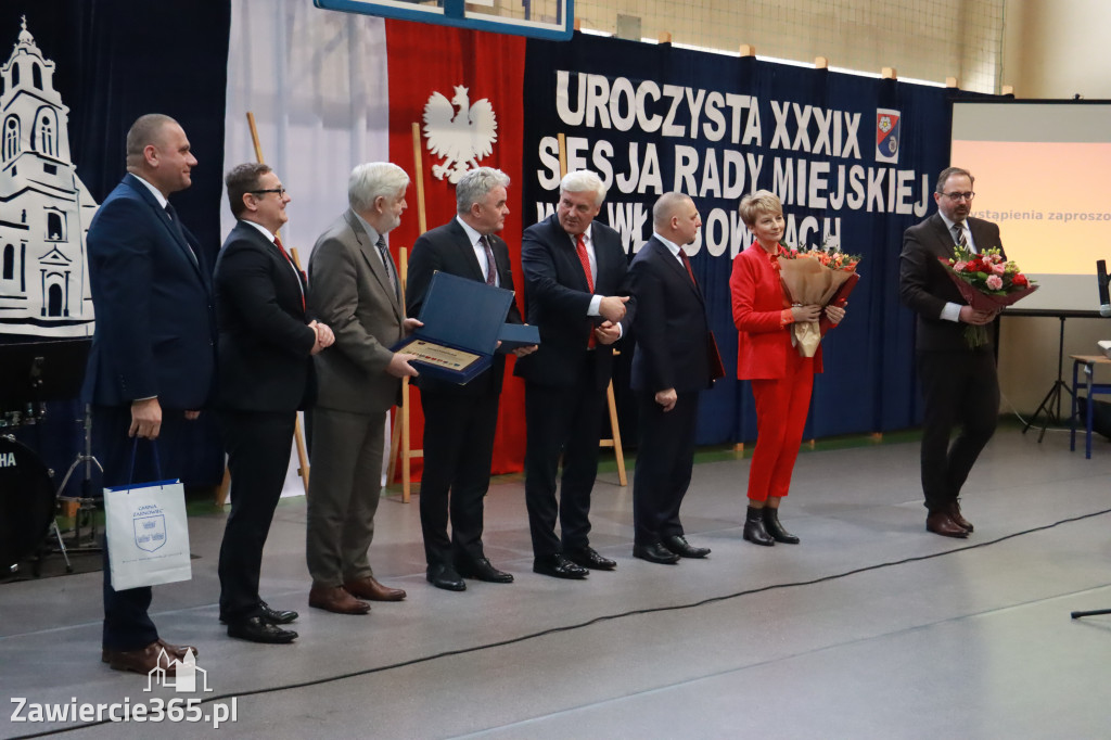 Fotorelacja Uroczysta Sesja Rady Miejskiej Włodowice