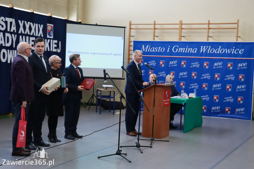 Fotorelacja Uroczysta Sesja Rady Miejskiej Włodowice