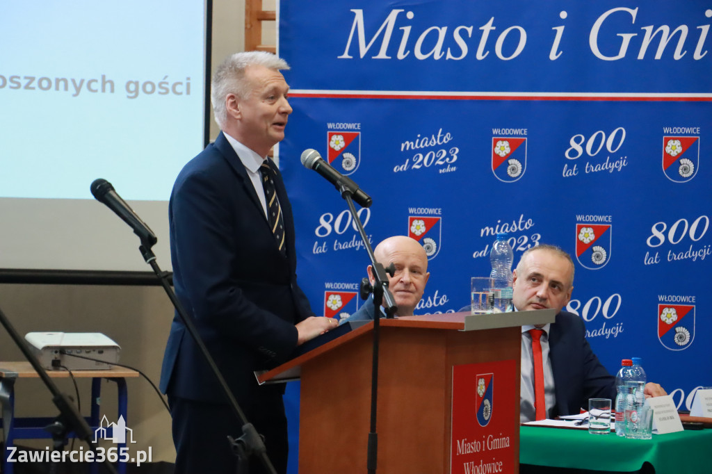 Fotorelacja Uroczysta Sesja Rady Miejskiej Włodowice