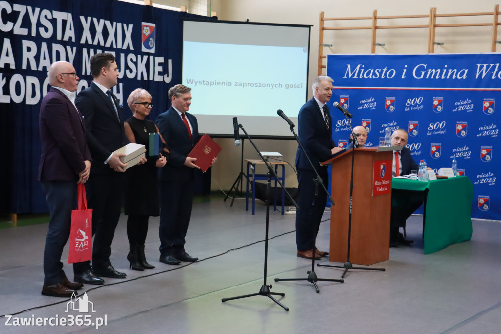 Fotorelacja Uroczysta Sesja Rady Miejskiej Włodowice