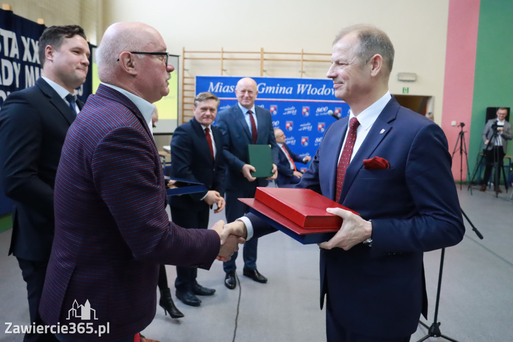 Fotorelacja Uroczysta Sesja Rady Miejskiej Włodowice