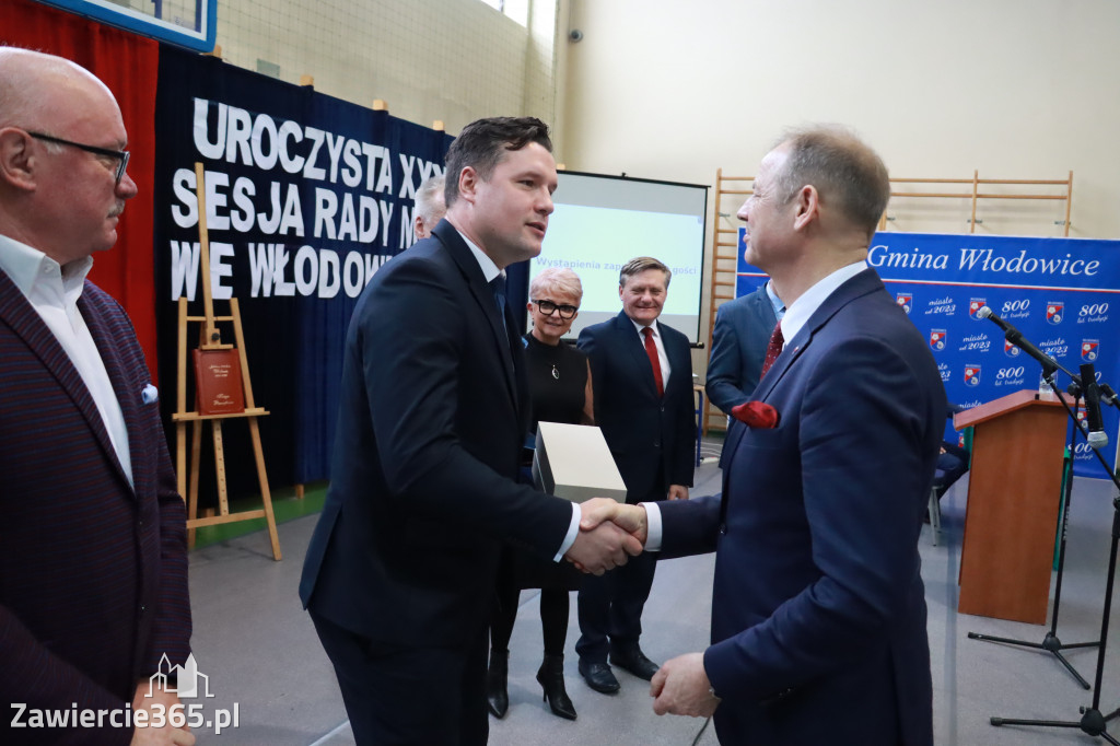 Fotorelacja Uroczysta Sesja Rady Miejskiej Włodowice