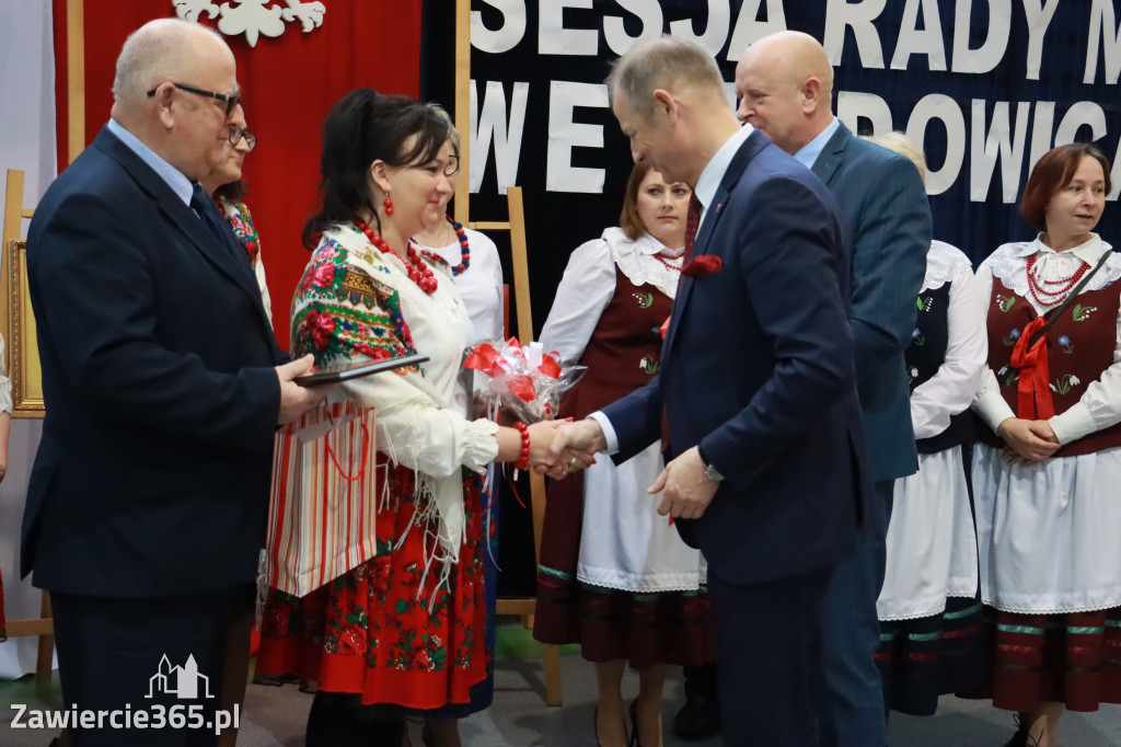 Fotorelacja Uroczysta Sesja Rady Miejskiej Włodowice