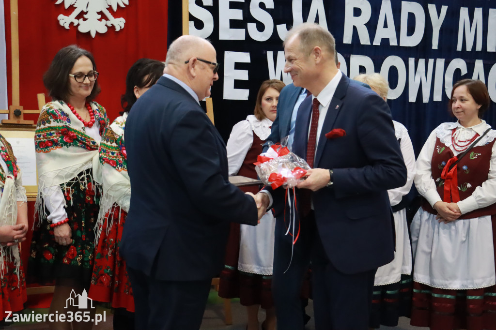 Fotorelacja Uroczysta Sesja Rady Miejskiej Włodowice