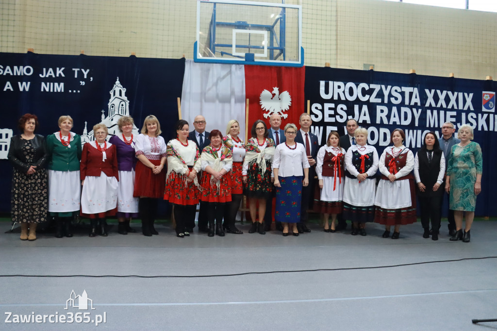 Fotorelacja Uroczysta Sesja Rady Miejskiej Włodowice