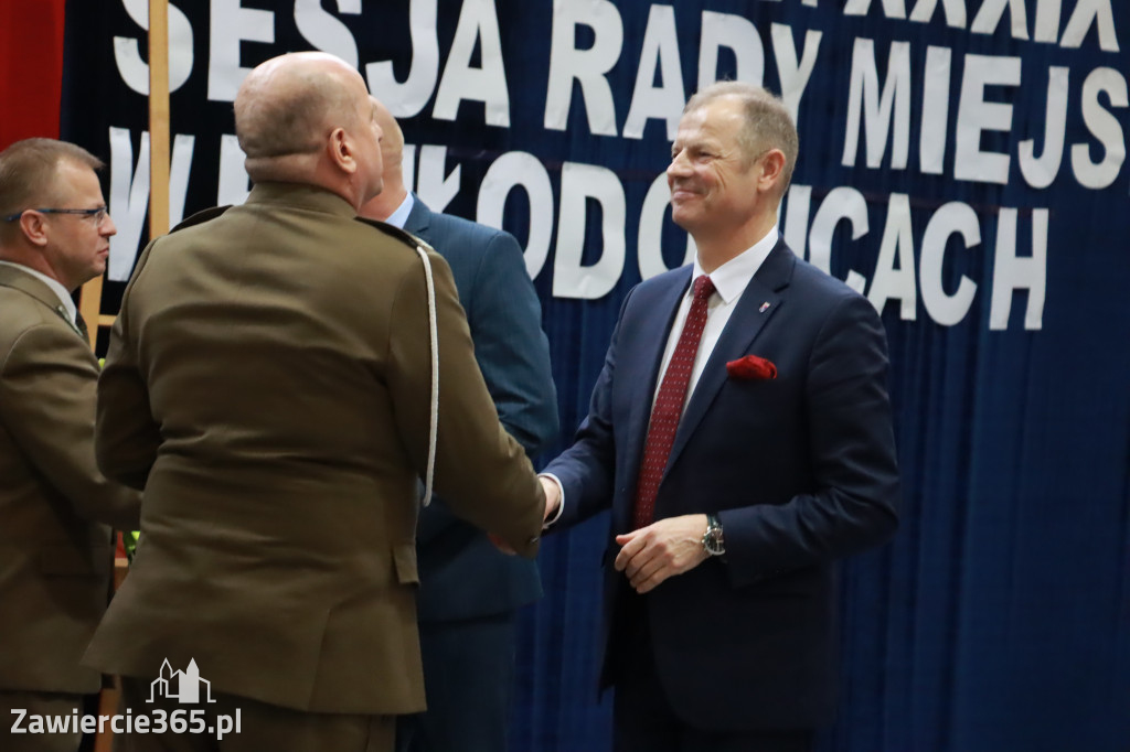 Fotorelacja Uroczysta Sesja Rady Miejskiej Włodowice