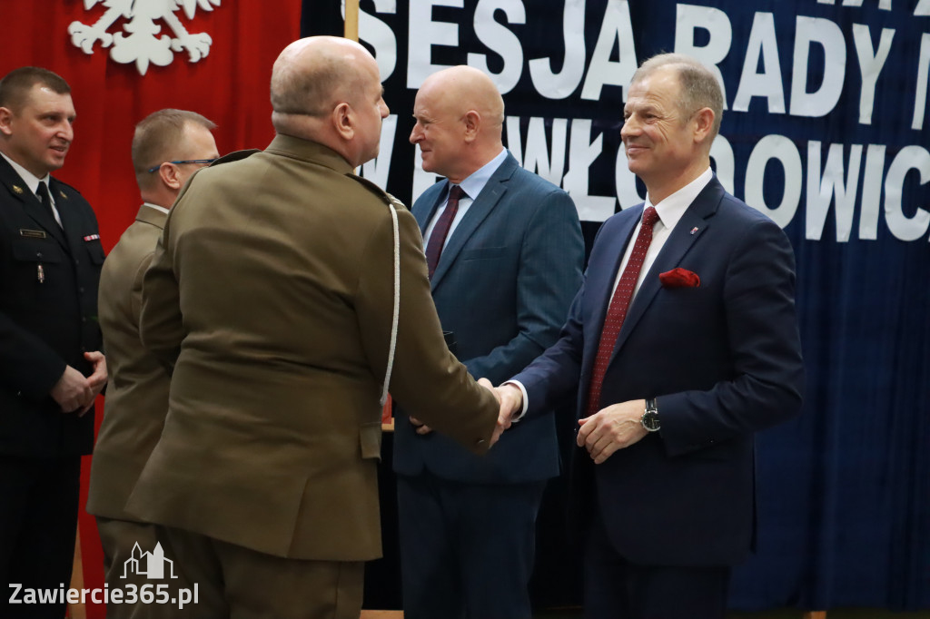 Fotorelacja Uroczysta Sesja Rady Miejskiej Włodowice