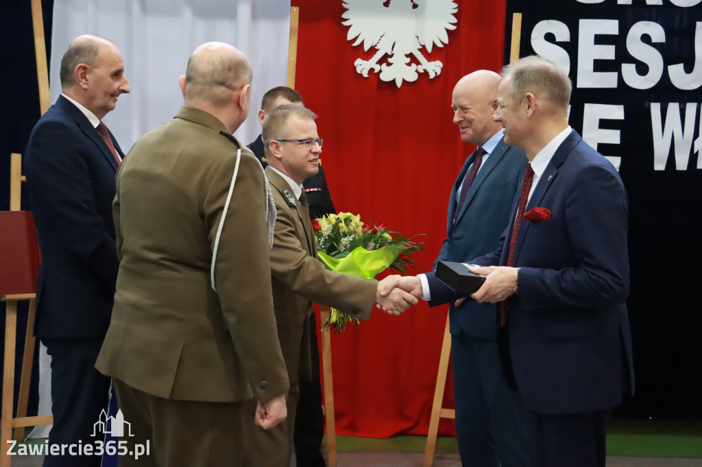 Fotorelacja Uroczysta Sesja Rady Miejskiej Włodowice