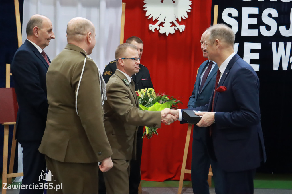 Fotorelacja Uroczysta Sesja Rady Miejskiej Włodowice