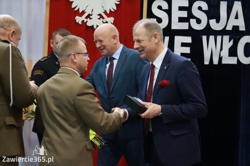 Fotorelacja Uroczysta Sesja Rady Miejskiej Włodowice