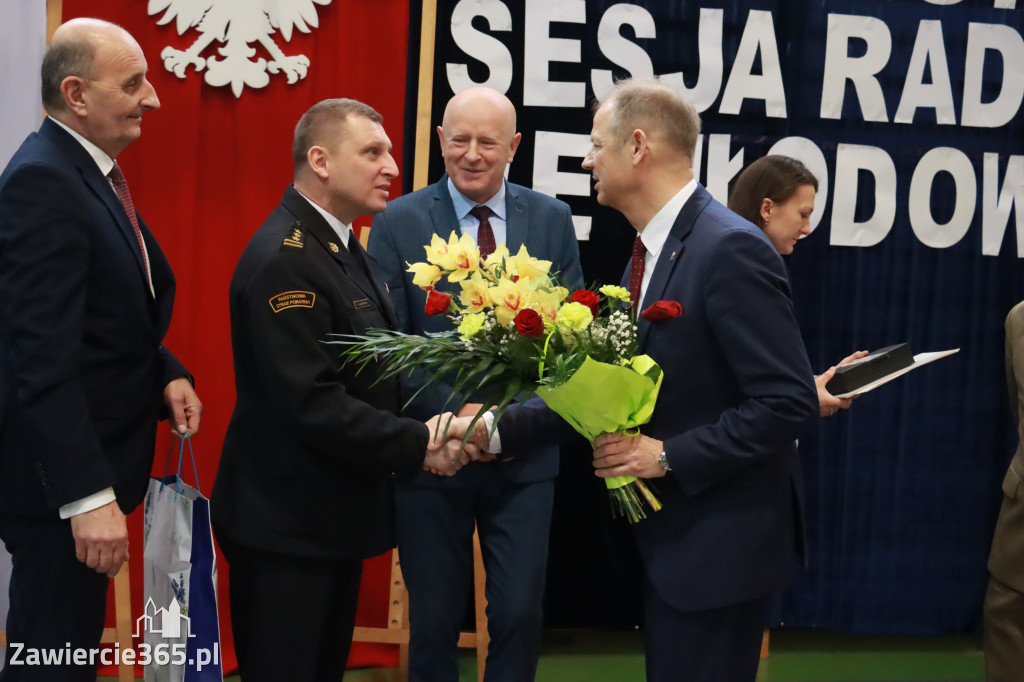 Fotorelacja Uroczysta Sesja Rady Miejskiej Włodowice