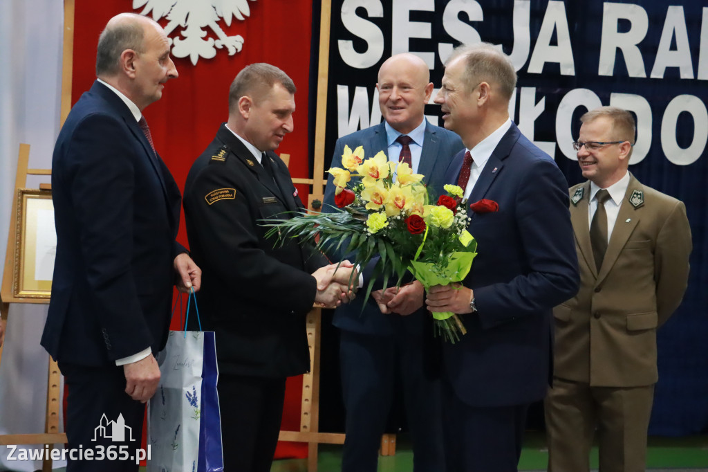 Fotorelacja Uroczysta Sesja Rady Miejskiej Włodowice