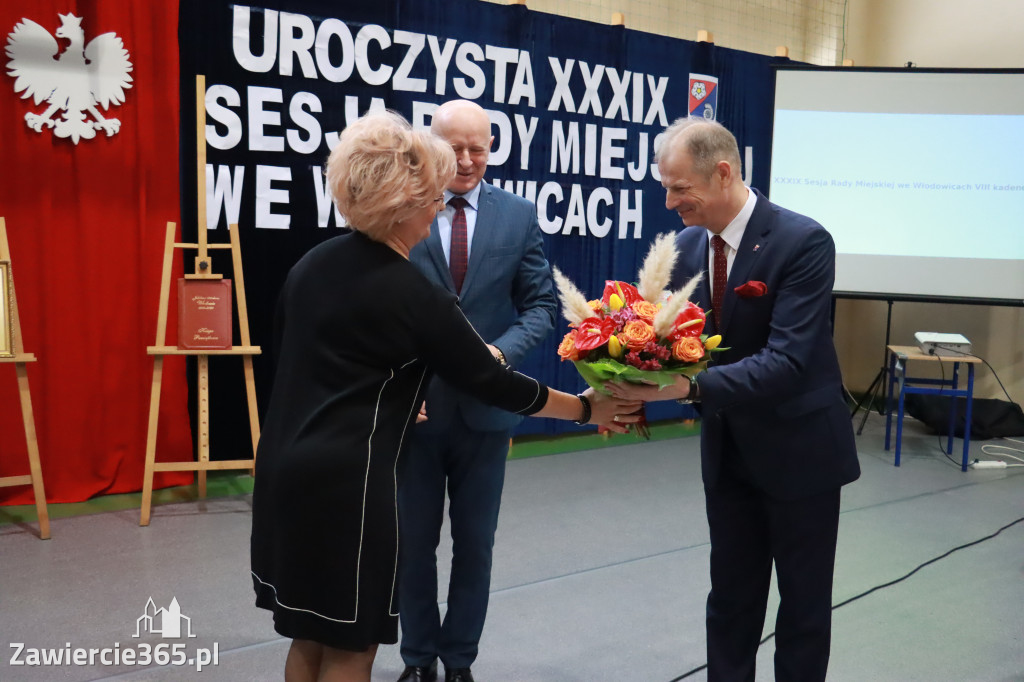 Fotorelacja Uroczysta Sesja Rady Miejskiej Włodowice