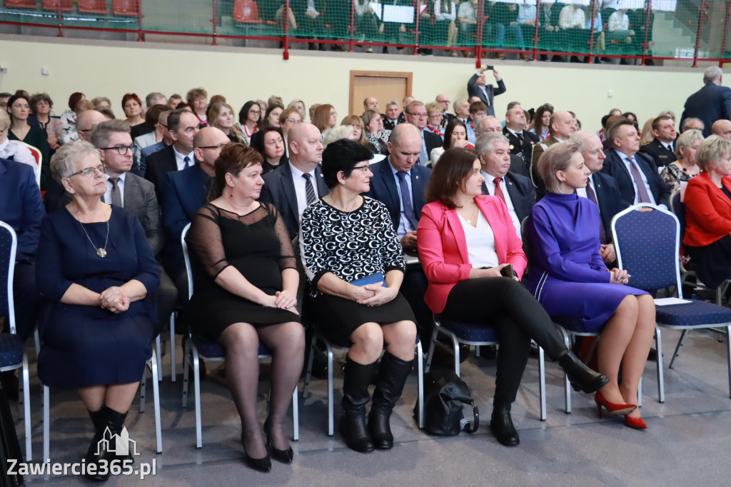 Część artystyczna Sesji Rady Miejskiej we Włodowicach