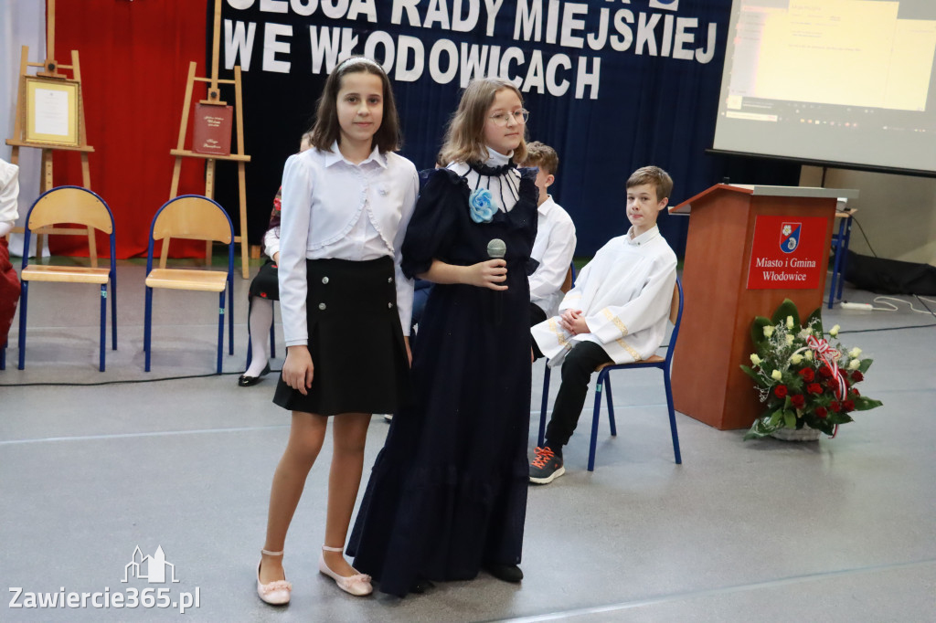 Część artystyczna Sesji Rady Miejskiej we Włodowicach