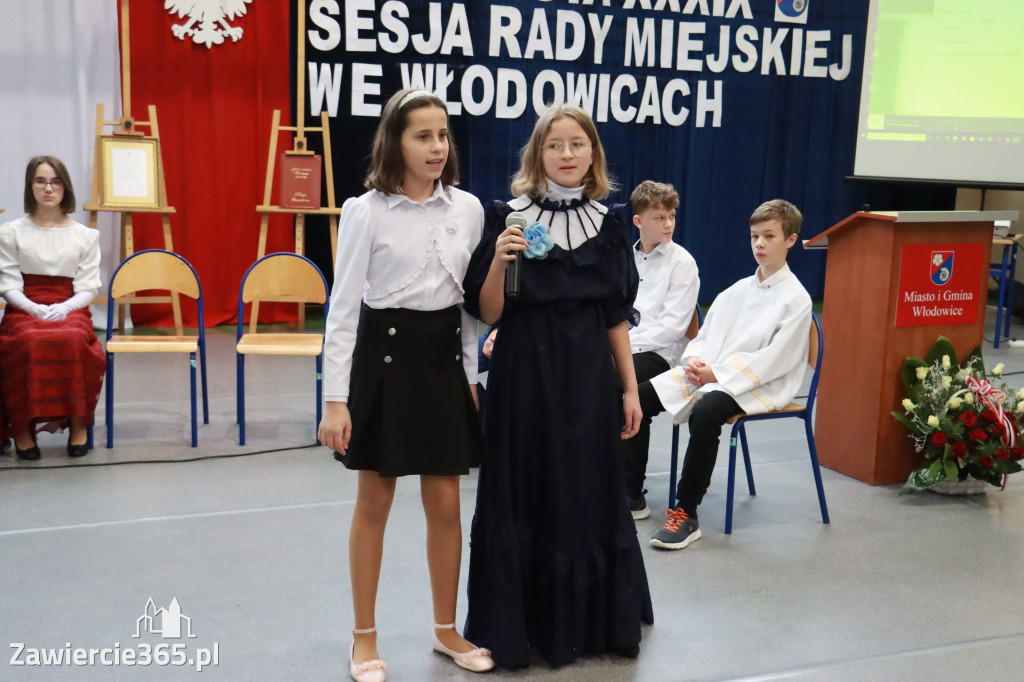 Część artystyczna Sesji Rady Miejskiej we Włodowicach