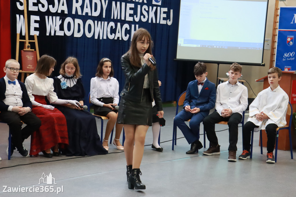 Część artystyczna Sesji Rady Miejskiej we Włodowicach