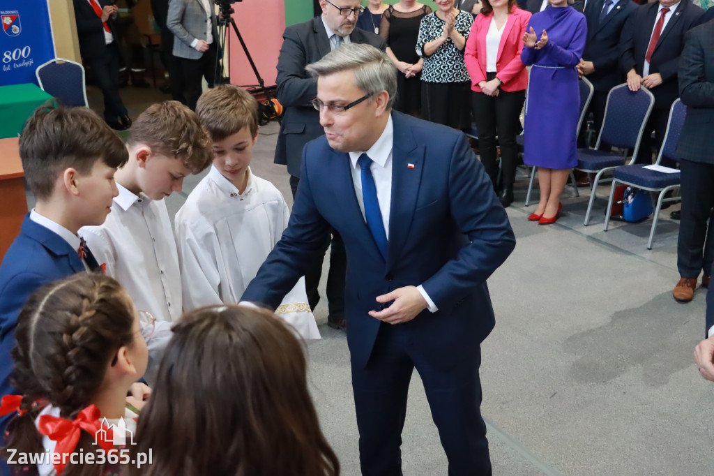 Część artystyczna Sesji Rady Miejskiej we Włodowicach