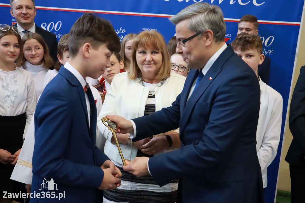 Część artystyczna Sesji Rady Miejskiej we Włodowicach
