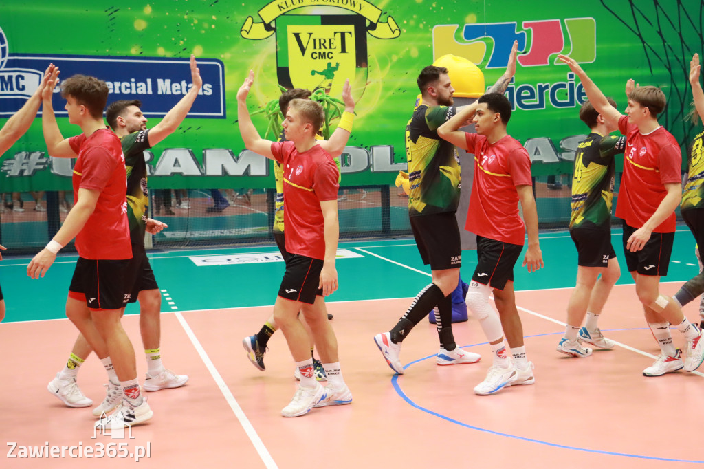 KS Viret CMC Zawiercie - SMS ZPRP I Kielce  26-34