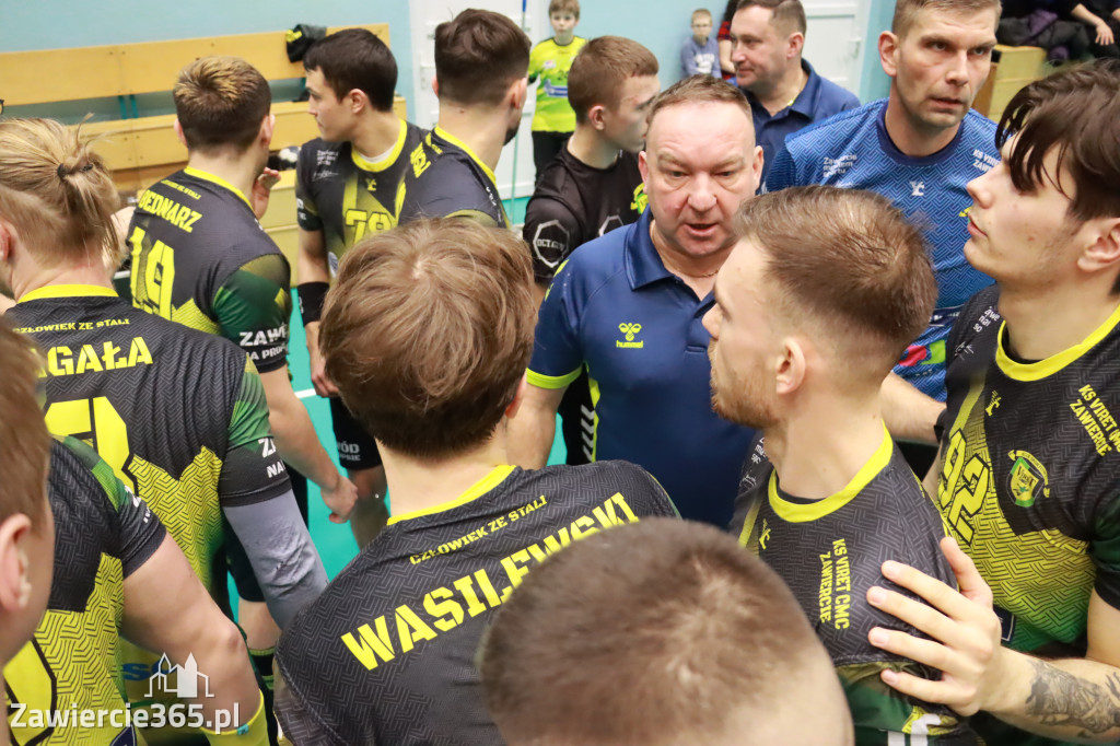 KS Viret CMC Zawiercie - SMS ZPRP I Kielce  26-34