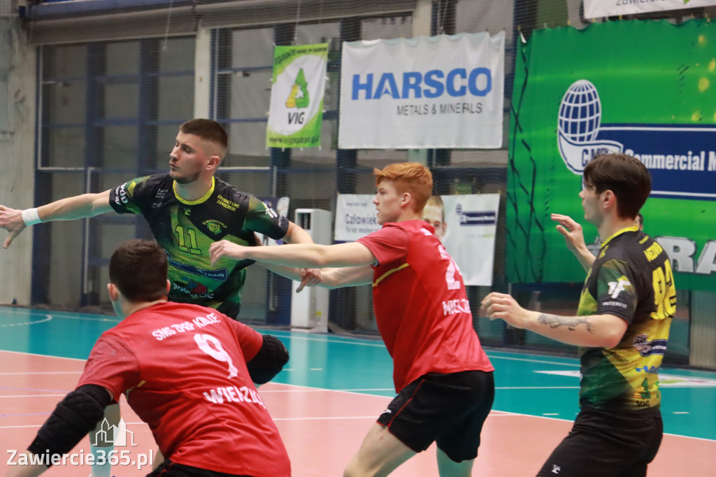 KS Viret CMC Zawiercie - SMS ZPRP I Kielce  26-34
