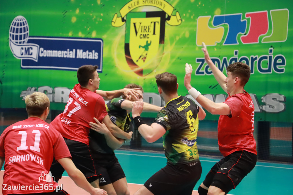 KS Viret CMC Zawiercie - SMS ZPRP I Kielce  26-34