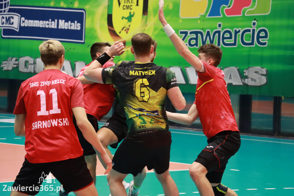 KS Viret CMC Zawiercie - SMS ZPRP I Kielce  26-34