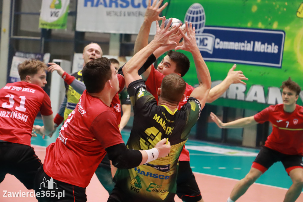 KS Viret CMC Zawiercie - SMS ZPRP I Kielce  26-34