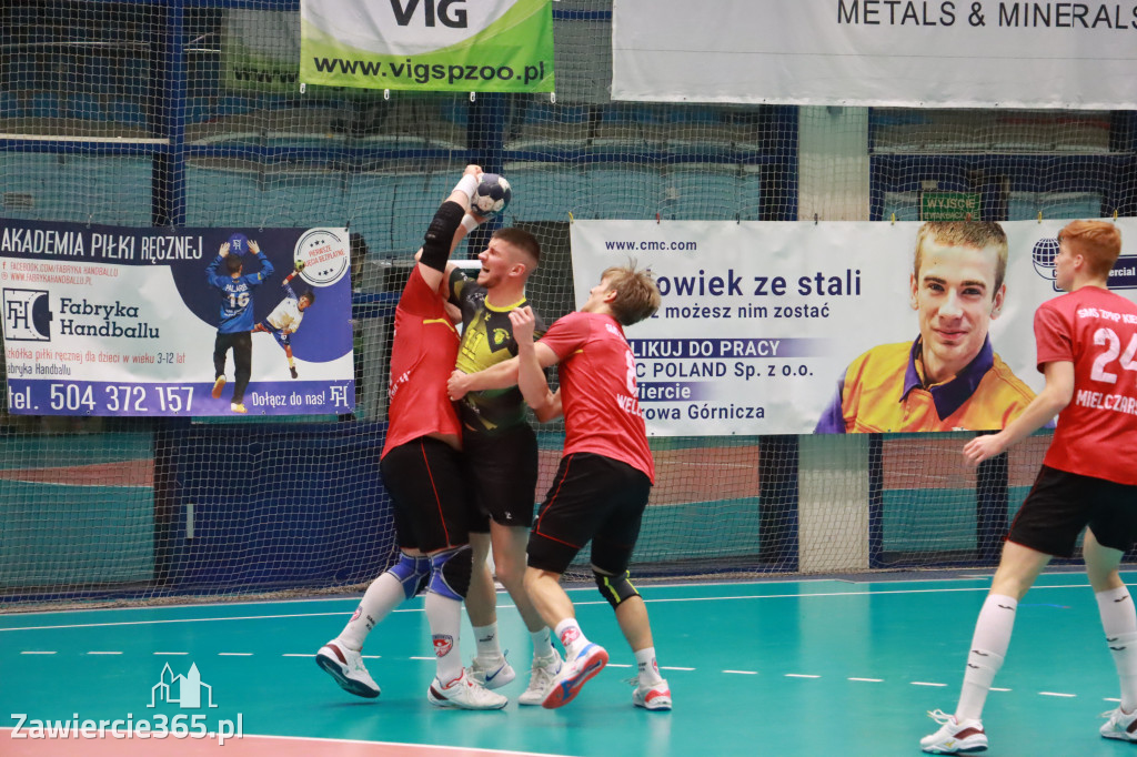 KS Viret CMC Zawiercie - SMS ZPRP I Kielce  26-34