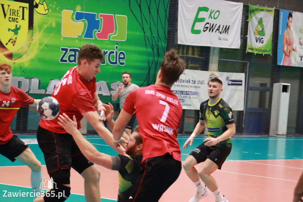 KS Viret CMC Zawiercie - SMS ZPRP I Kielce  26-34
