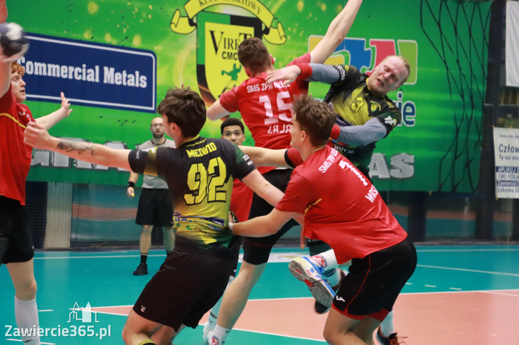 KS Viret CMC Zawiercie - SMS ZPRP I Kielce  26-34