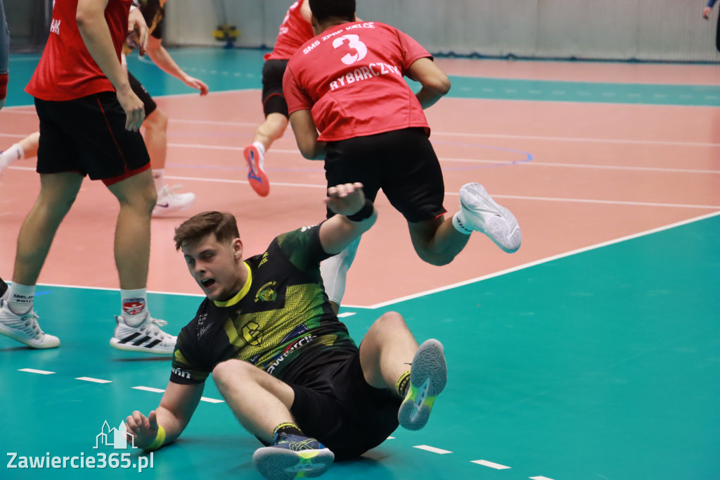 KS Viret CMC Zawiercie - SMS ZPRP I Kielce  26-34