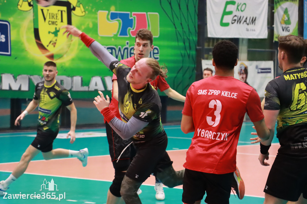 KS Viret CMC Zawiercie - SMS ZPRP I Kielce  26-34