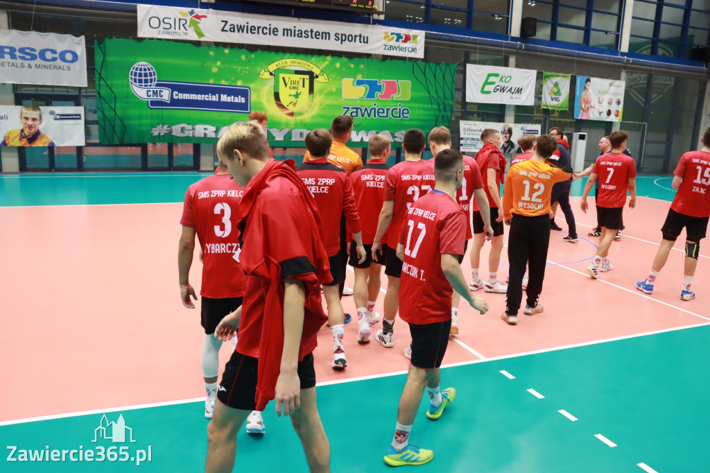 KS Viret CMC Zawiercie - SMS ZPRP I Kielce  26-34