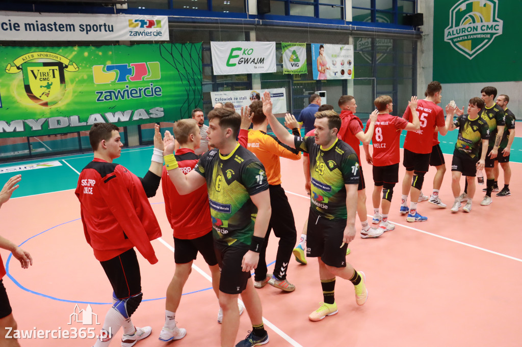 KS Viret CMC Zawiercie - SMS ZPRP I Kielce  26-34