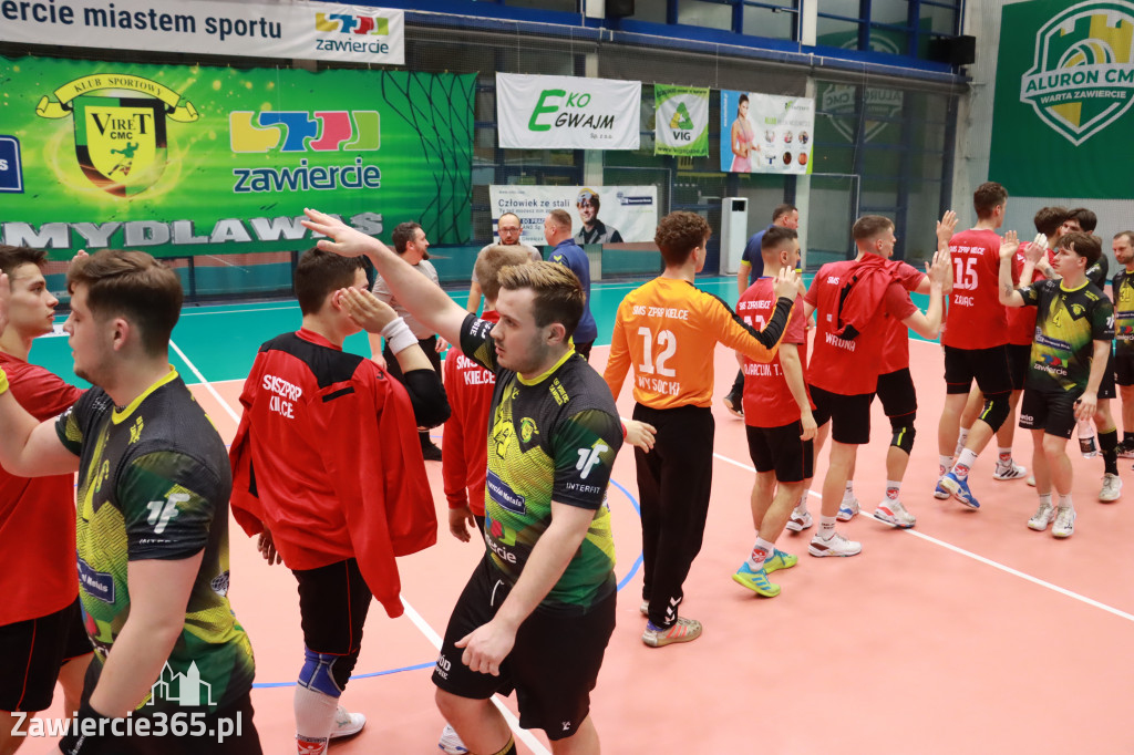 KS Viret CMC Zawiercie - SMS ZPRP I Kielce  26-34