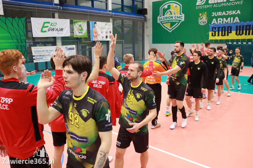 KS Viret CMC Zawiercie - SMS ZPRP I Kielce  26-34