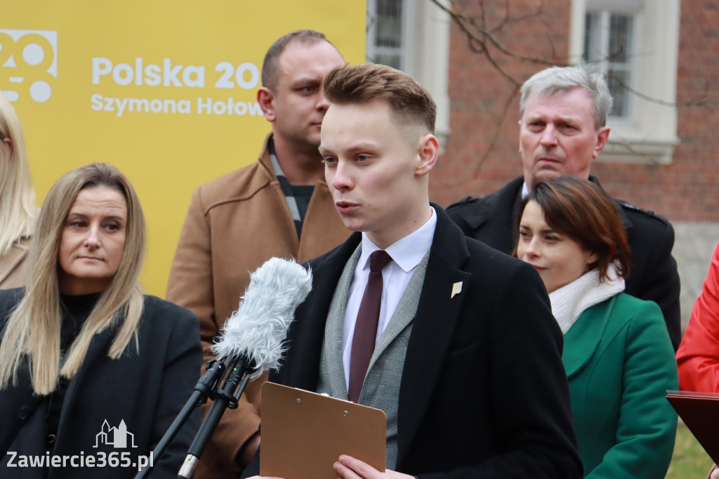 Fotrelacja - Konferencja partii Polska 2050 w Zawierciu