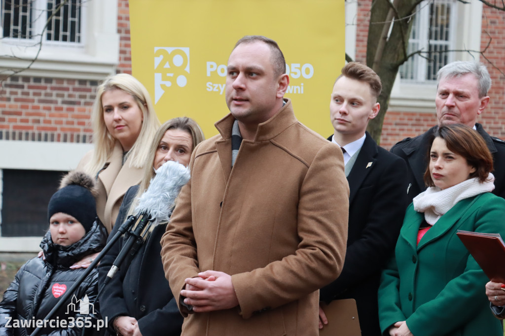 Fotrelacja - Konferencja partii Polska 2050 w Zawierciu