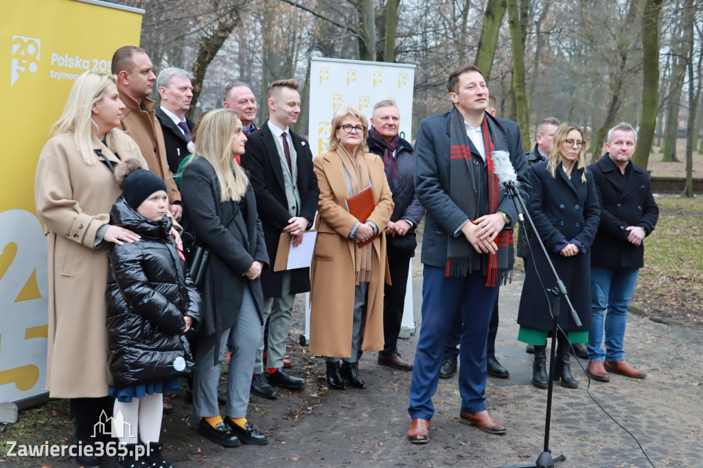 Fotrelacja - Konferencja partii Polska 2050 w Zawierciu