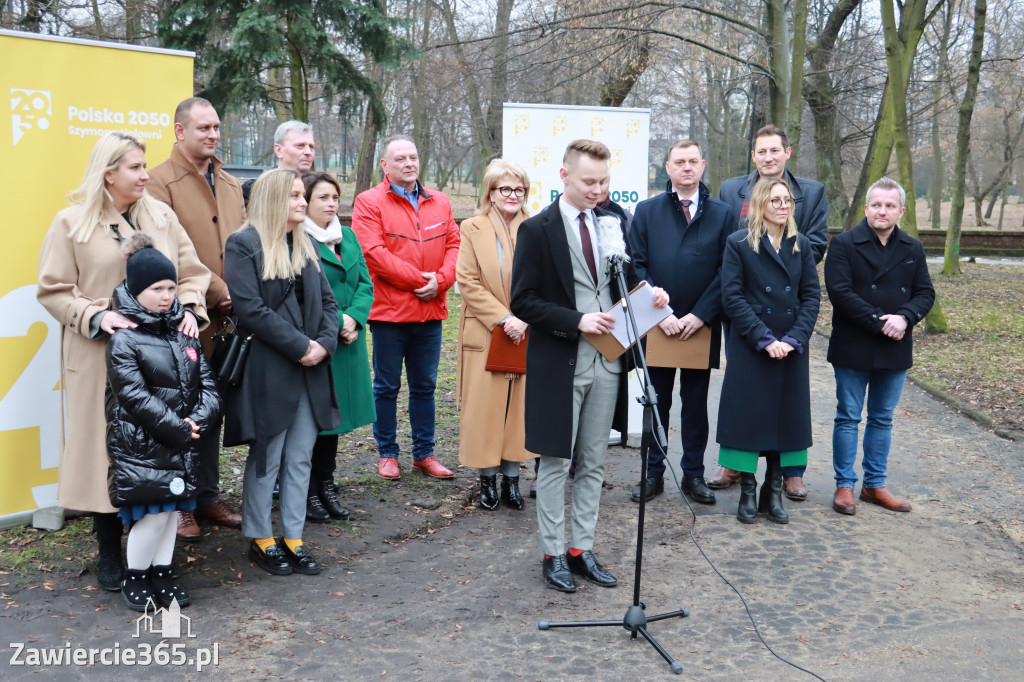 Fotrelacja - Konferencja partii Polska 2050 w Zawierciu