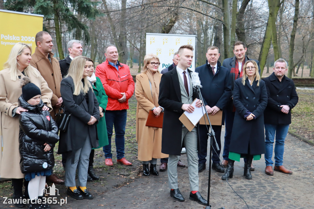 Fotrelacja - Konferencja partii Polska 2050 w Zawierciu
