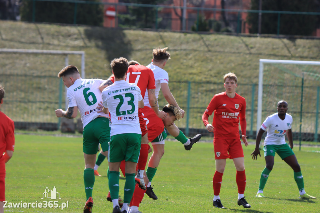 KP Warta Zawiercie przegrywa z Piastem II Gliwice 0:7