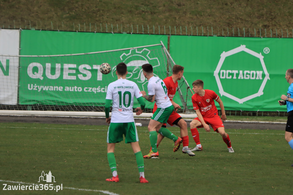 KP Warta Zawiercie przegrywa z Piastem II Gliwice 0:7