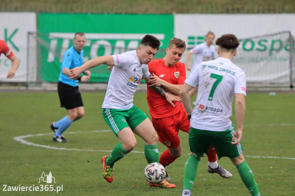 KP Warta Zawiercie przegrywa z Piastem II Gliwice 0:7
